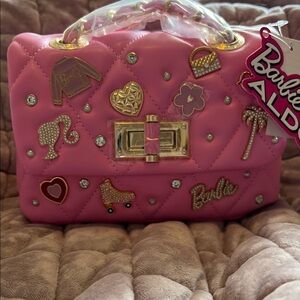 Barbie x Aldo Pink Mini Bag with Gold Accents